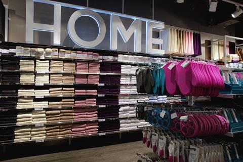 Primark's Boston store features home lines as well as fashion